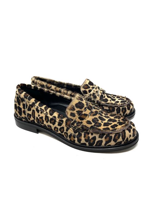 Mocassino donna college maculato IL LACCIO | ELSAN252CAVALLINOLEOPARD-MACULATO